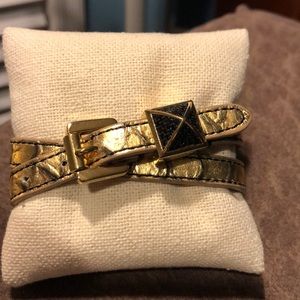 Michael Kors leather bracelet